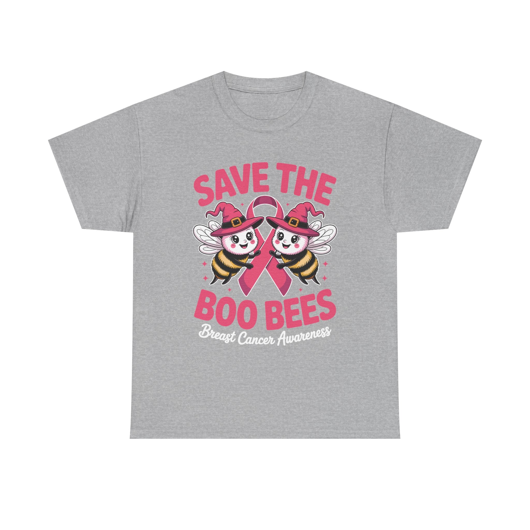 Save the Boo Bees T-Shirt — Breast Cancer Awareness Pink Ribbon Tee