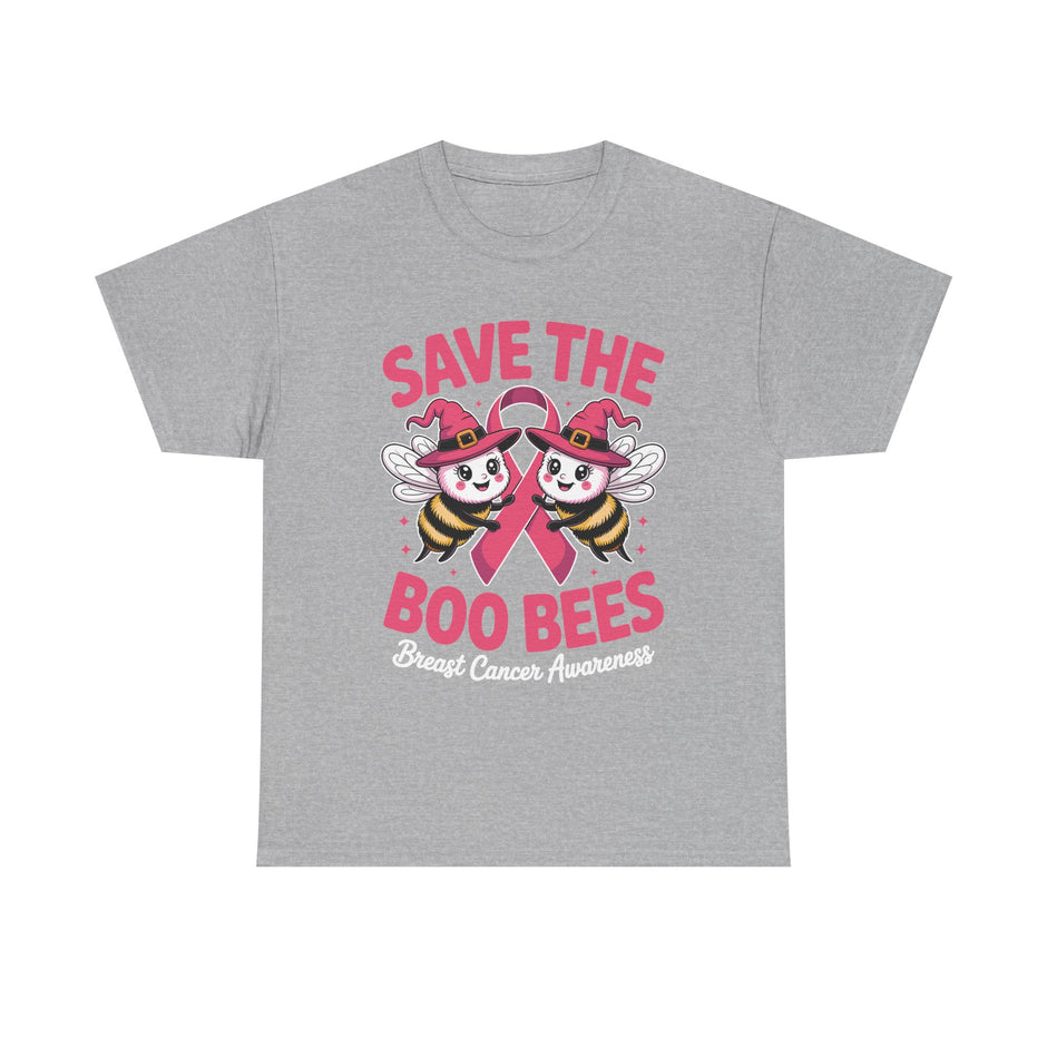 Save the Boo Bees T-Shirt — Breast Cancer Awareness Pink Ribbon Tee