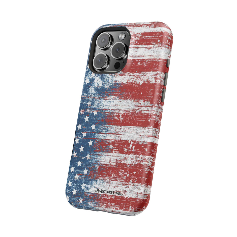 American Flag Distressed - Extreme MagSafe Phone Case