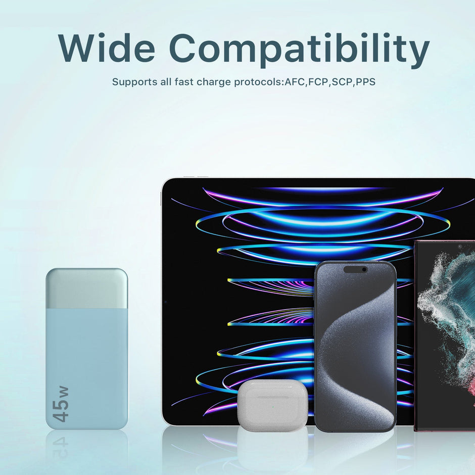 45W PD Fast Charging 20000mAh Power Bank USB-C QC3.0 - Westport Cove