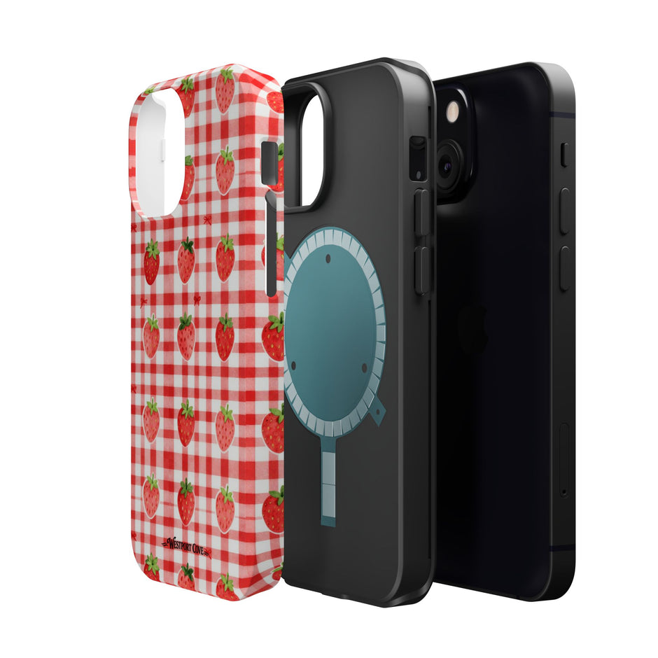 Strawberry Gingham - Extreme MagSafe Phone Case