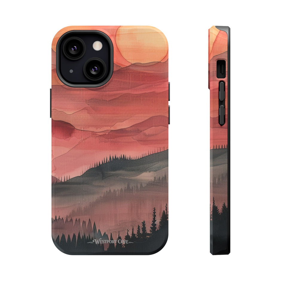 Sunset Mountain - Extreme MagSafe Phone Case