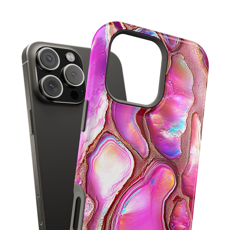 Pink Agate - Extreme Impact MagSafe Phone Case