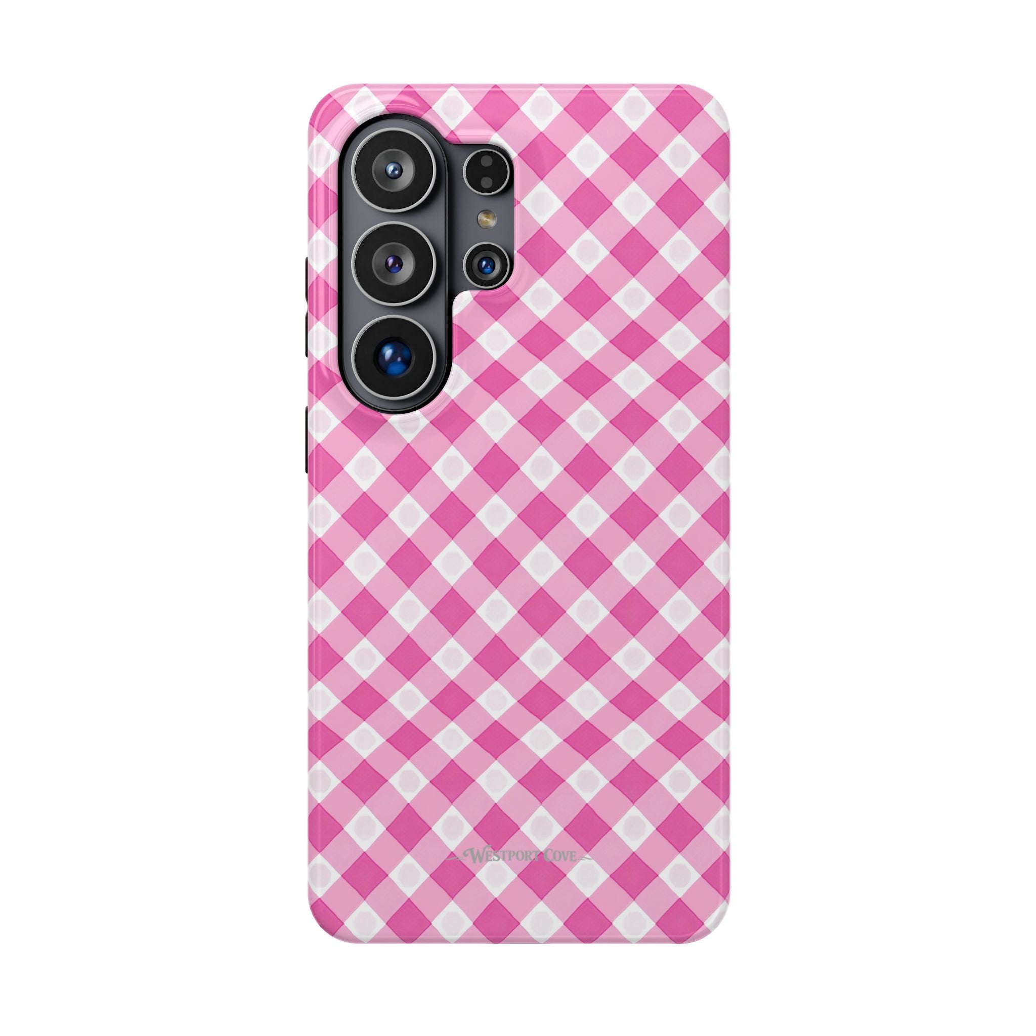 Pink Gingham - Extreme Phone Case