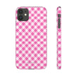 Pink Gingham - Elite Case