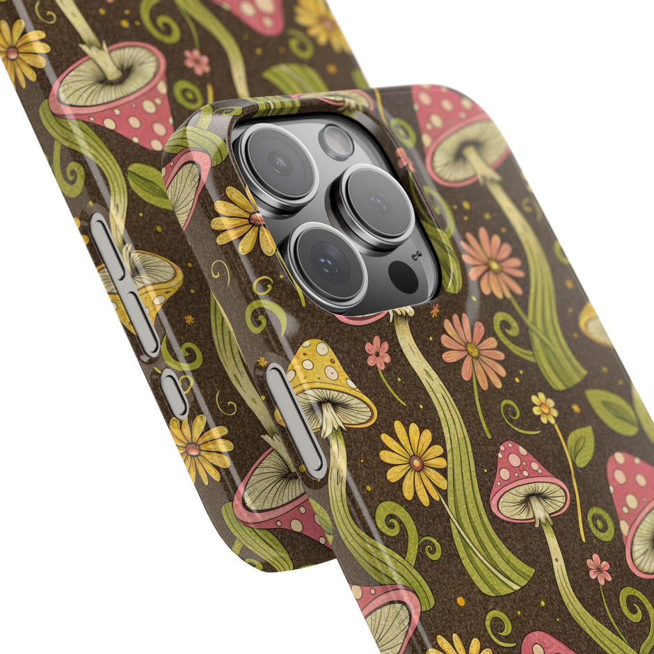 Magic Mushroom - Essential Phone Case – Retro Psychedelic Botanical Design