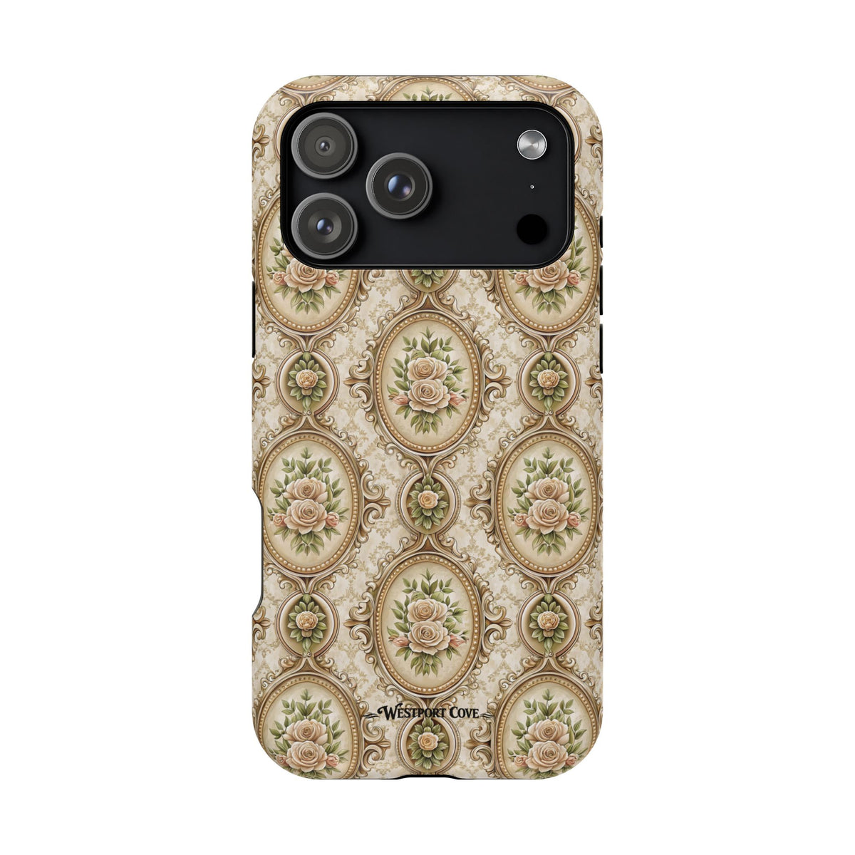 Floral Vintage Medallion Phone Case — Extreme Impact MagSafe Phone Case