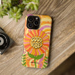 Good Vibes Retro Flower Extreme Impact MagSafe Phone Case