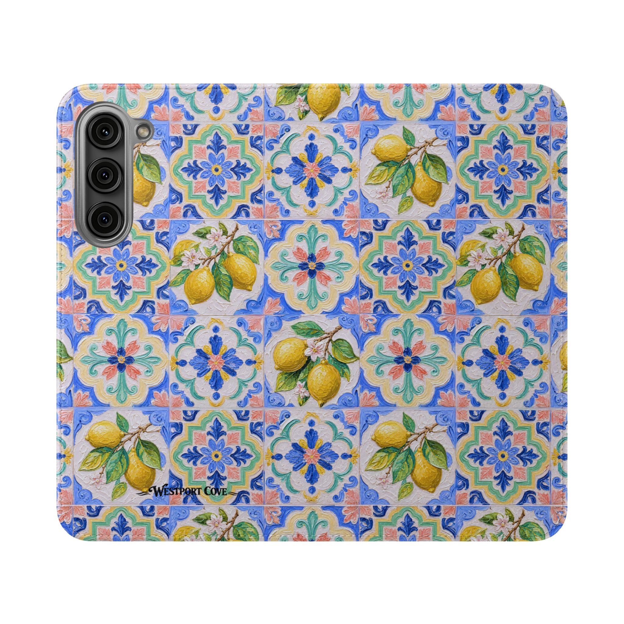 Santorini Lemon - Flip Case