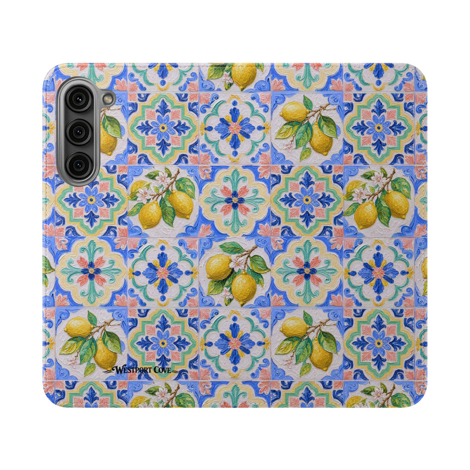 Santorini Lemon - Flip Case