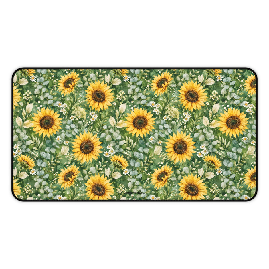 Sunflower Garden - Launch Pad - Desk Mat