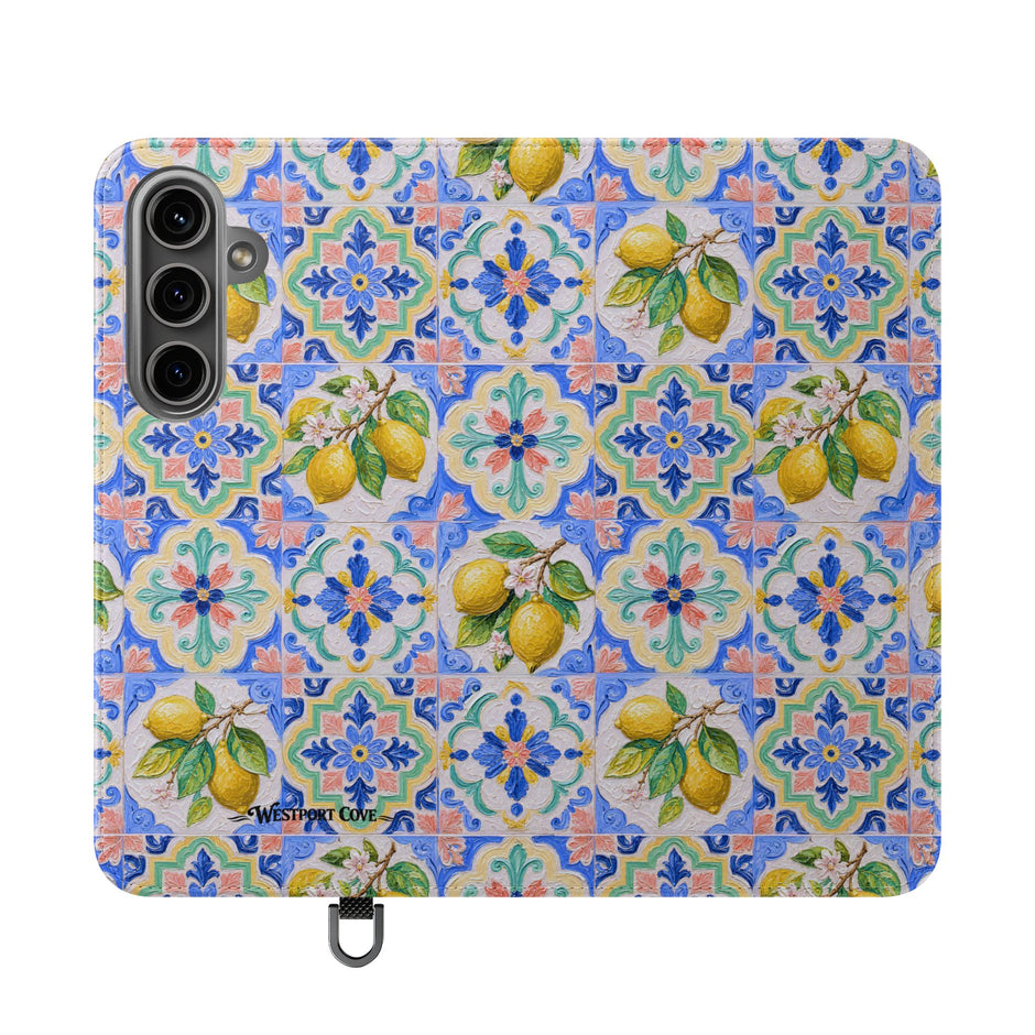 Santorini Lemon - Flip Case