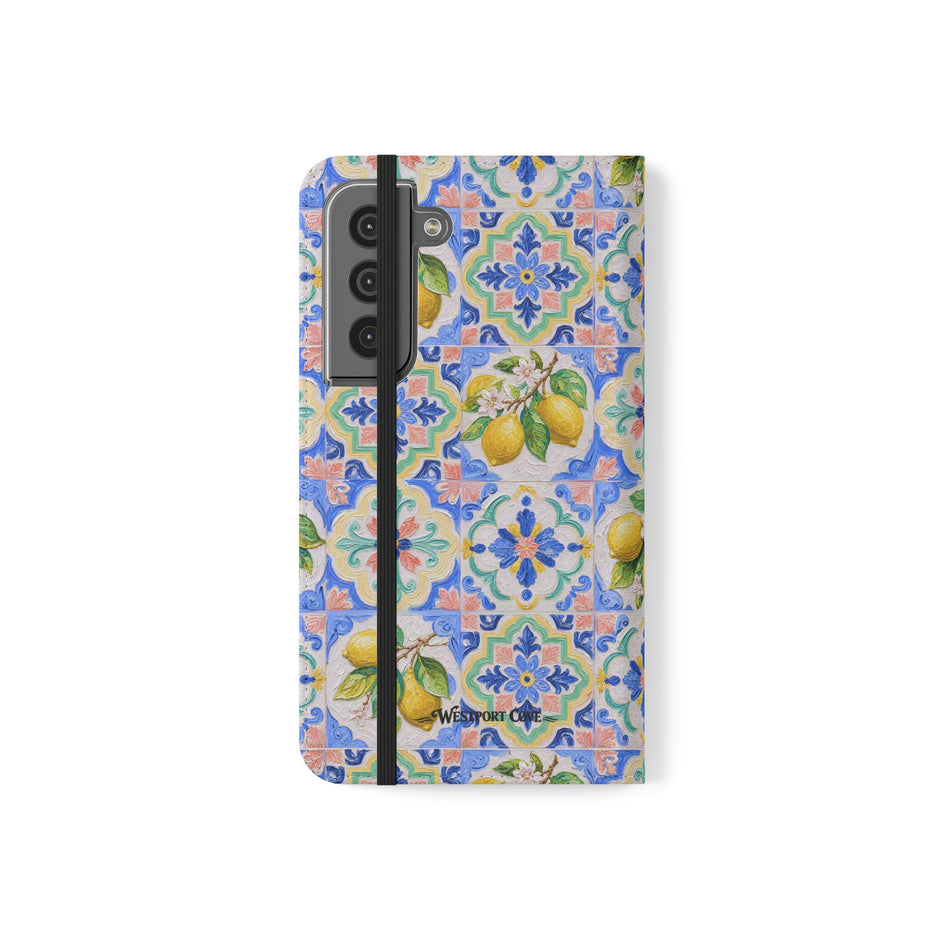 Santorini Lemon - Flip Case