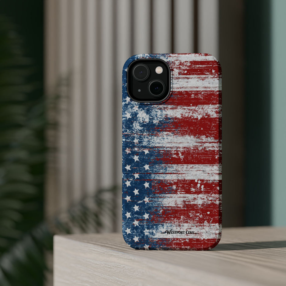 American Flag Distressed - Extreme MagSafe Phone Case
