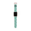 The Blue - Daisy Meadow Floral Apple Watch Band – Teal Daisy Apple Watch Strap