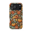 Embroidered-Look Pumpkin Floral | Extreme Impact MagSafe Phone Case