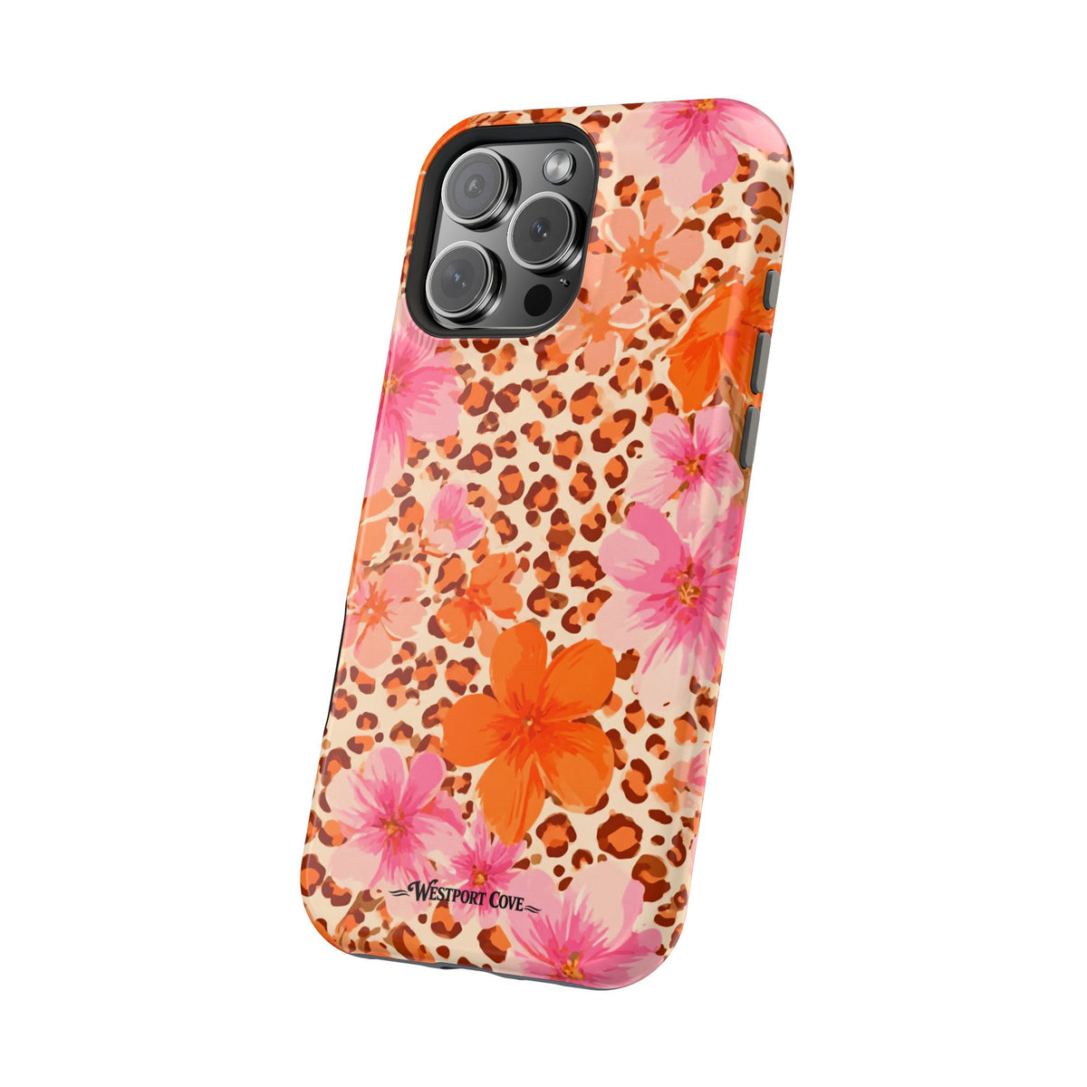 Leopard Flower - Extreme Impact MagSafe Phone Case