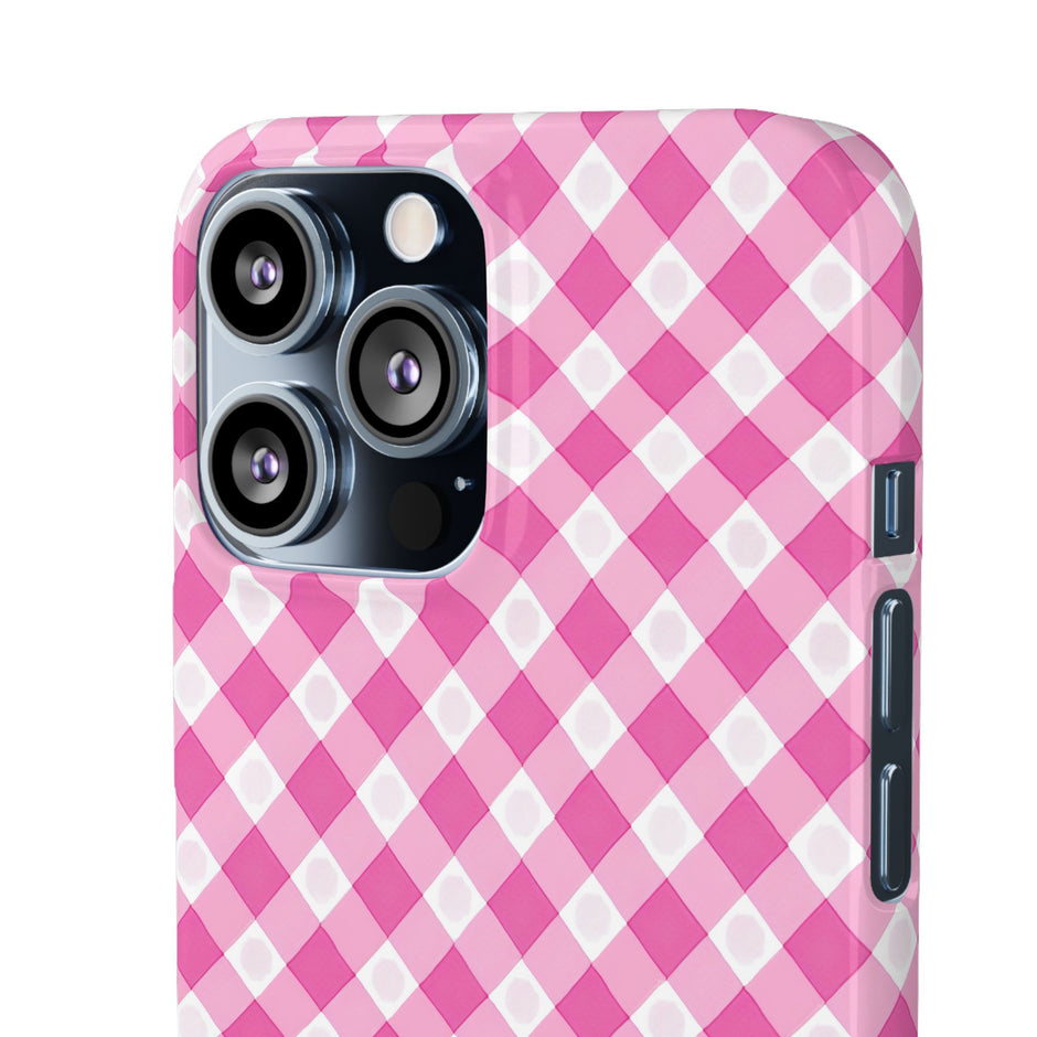 Pink Gingham - Elite Case