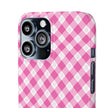Pink Gingham - Elite Case