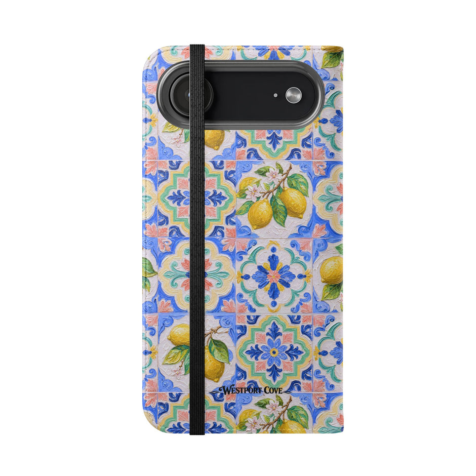 Santorini Lemon - Flip Case