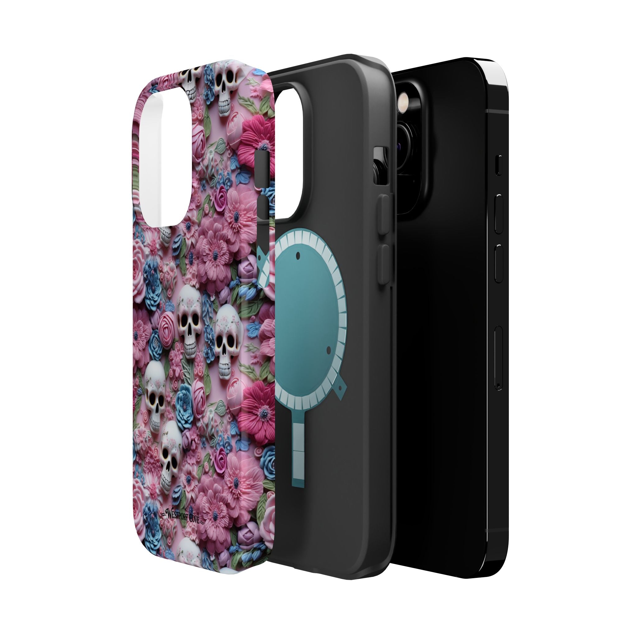 Floral Skull - Extreme MagSafe Phone Case