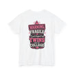 Warning Fragile I Dropped My Twins Off At College T‑Shirt