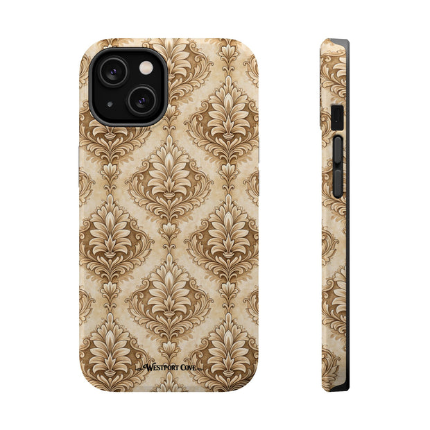 Damask Taupe - Extreme MagSafe Phone Case