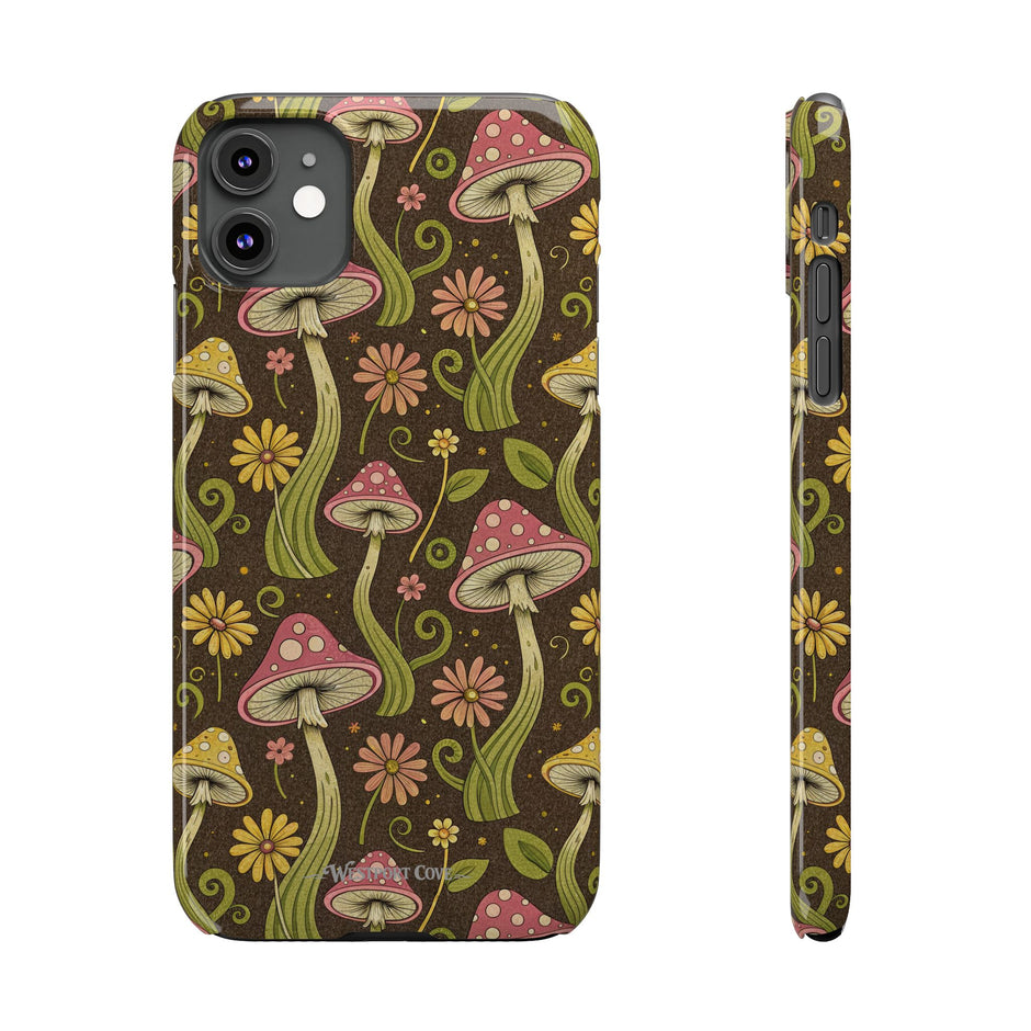Magic Mushroom - Essential Phone Case – Retro Psychedelic Botanical Design