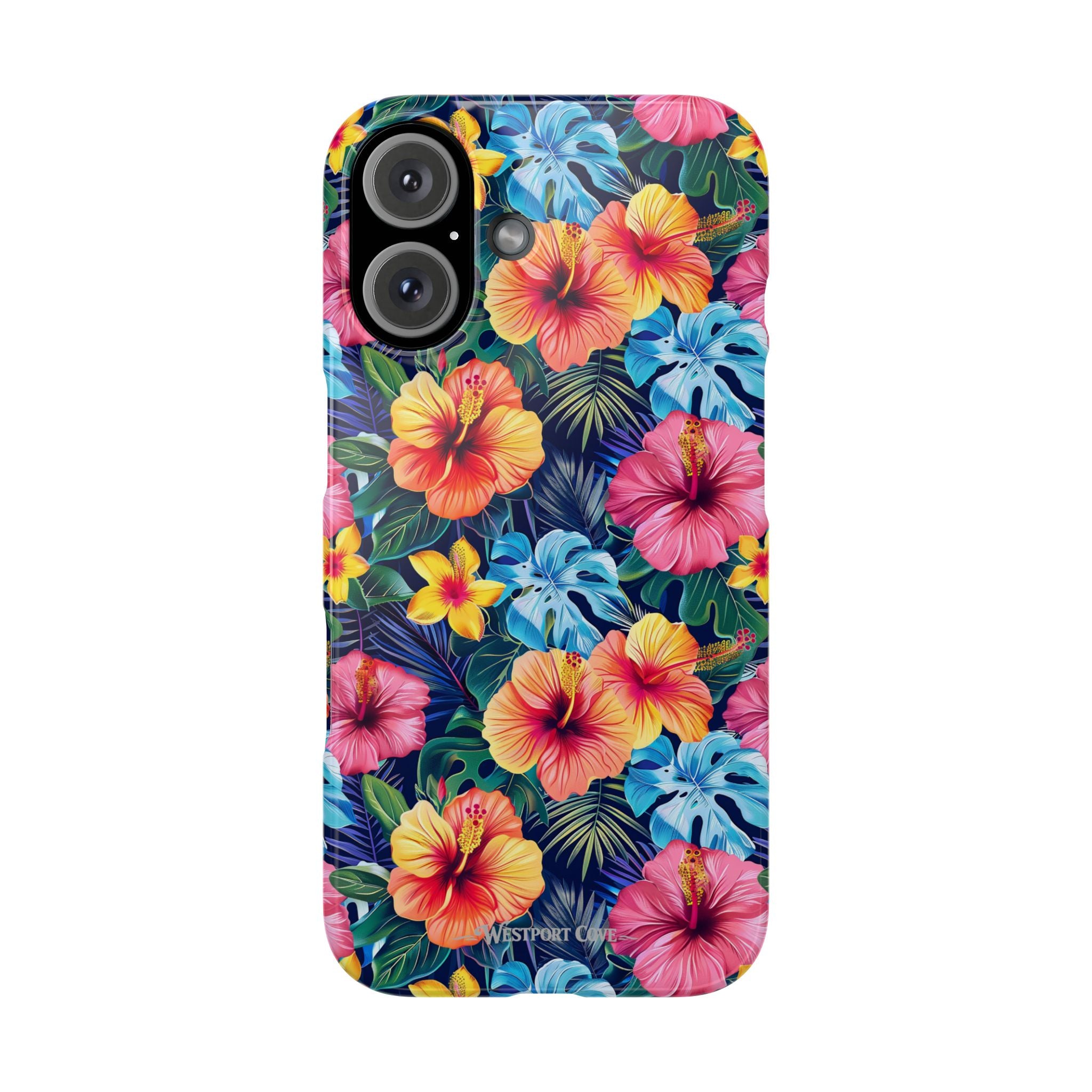 Tropical Hibiscus - Essential Phone Case — Floral Beach Vibe Phone Cover