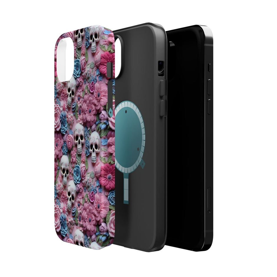 Floral Skull - Extreme MagSafe Phone Case