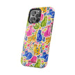 Pop Cats - Extreme Impact MagSafe Phone Case — Colorful Watercolor Cats