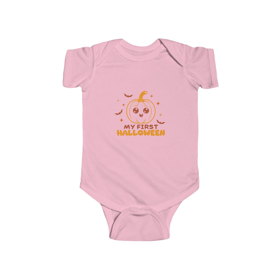 My First Halloween Baby Bodysuit – Cute Pumpkin Infant Onesie