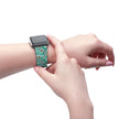 The Blue - Daisy Meadow Floral Apple Watch Band – Teal Daisy Apple Watch Strap