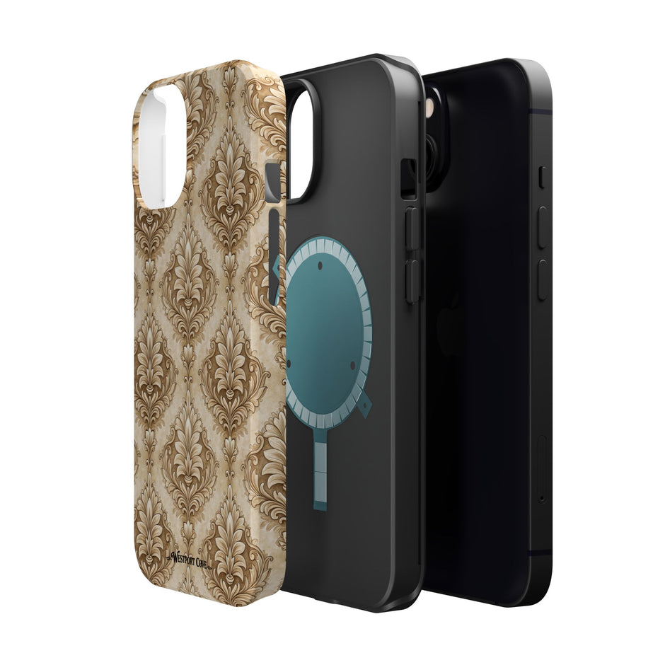 Damask Taupe - Extreme MagSafe Phone Case