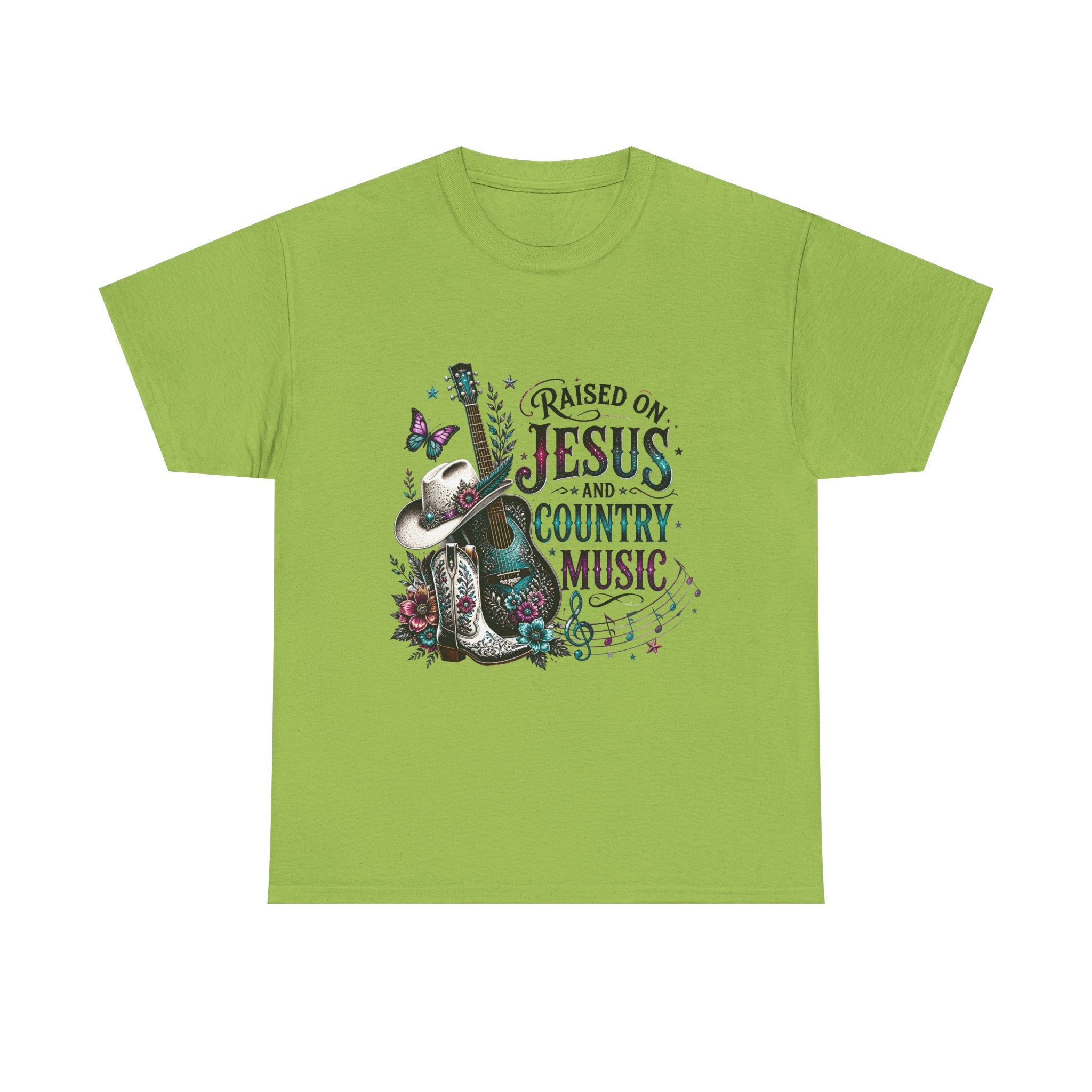 Raised on Jesus and Country Music T-Shirt