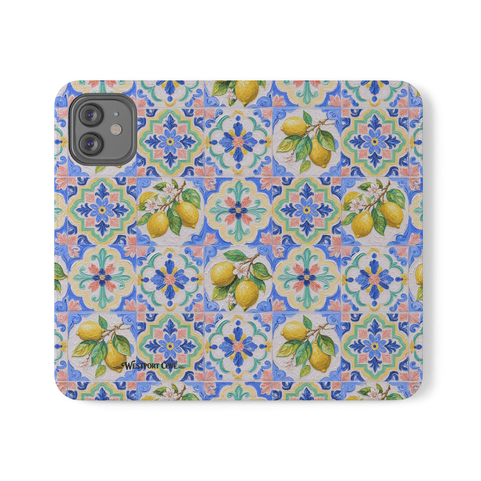 Santorini Lemon - Flip Case
