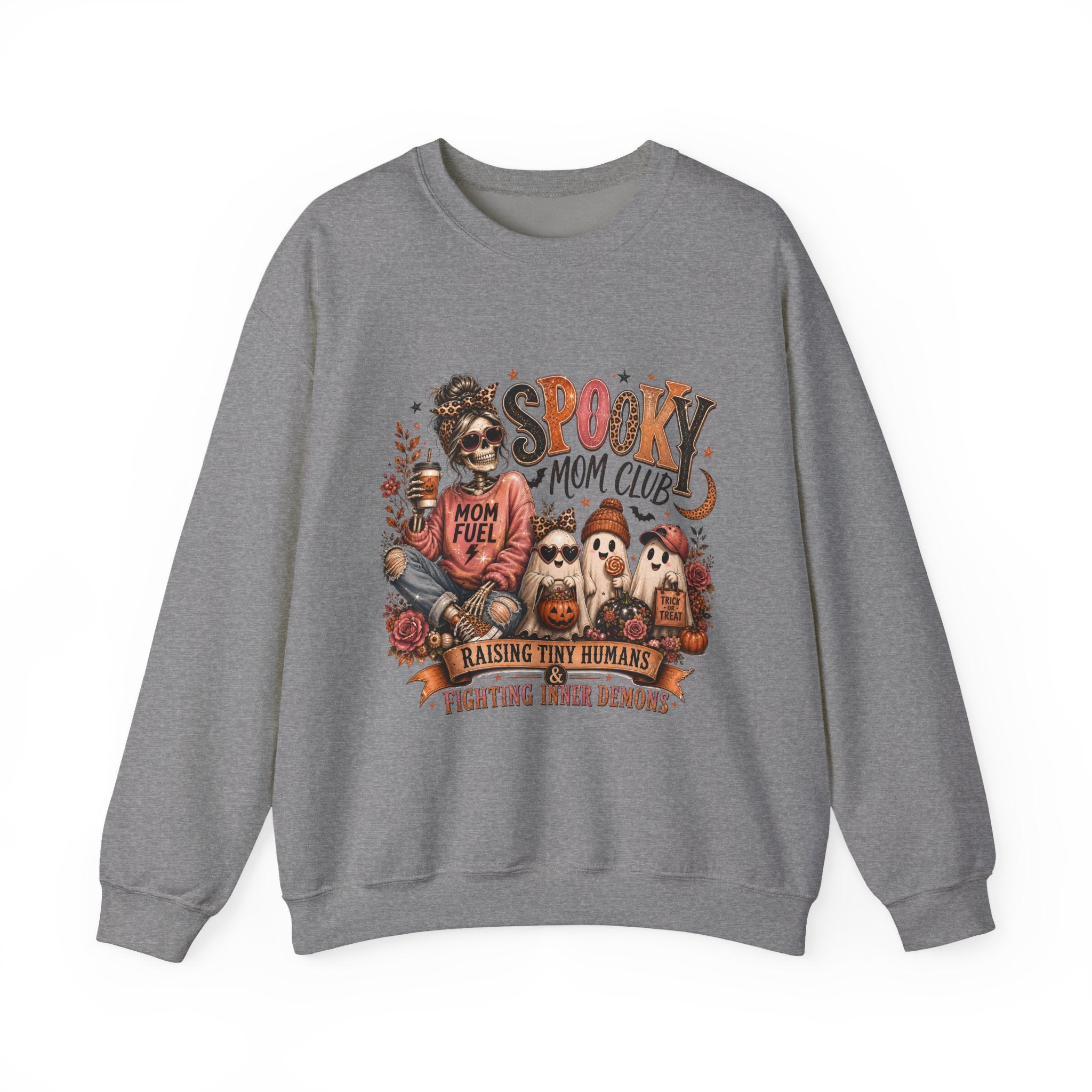 Spooky Mom Club Sweatshirt – Halloween Mom Graphic Crewneck