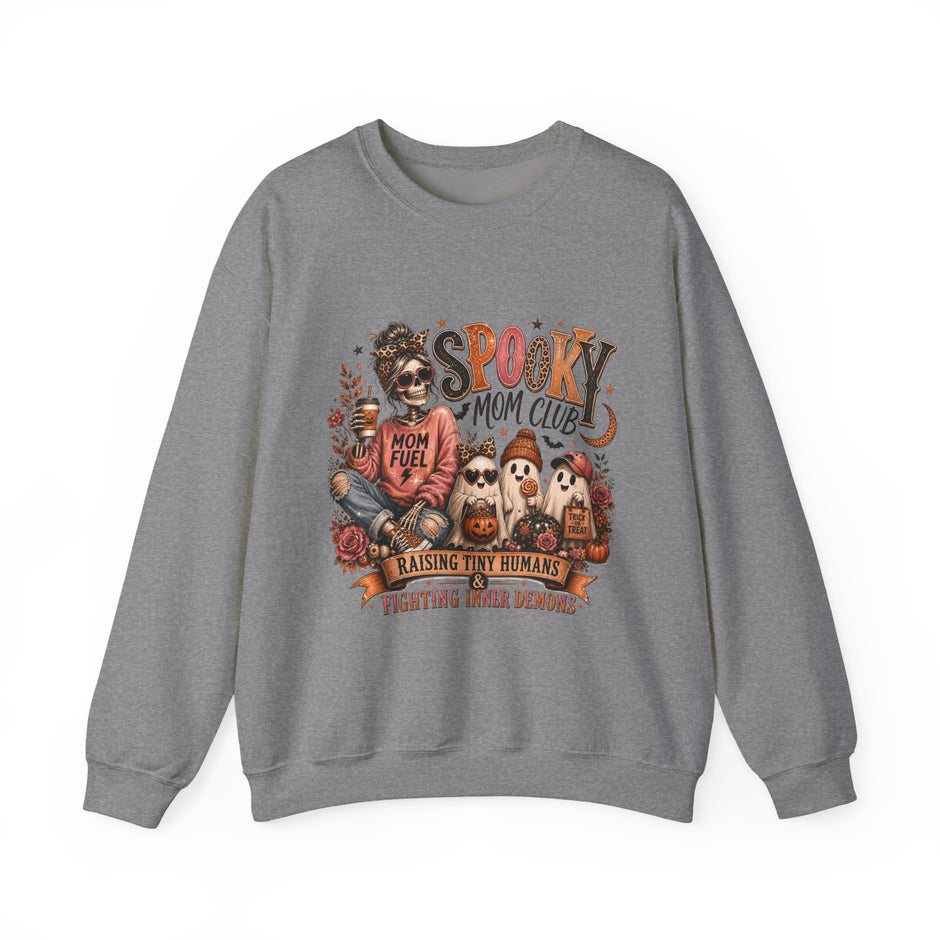 Spooky Mom Club Sweatshirt – Halloween Mom Graphic Crewneck