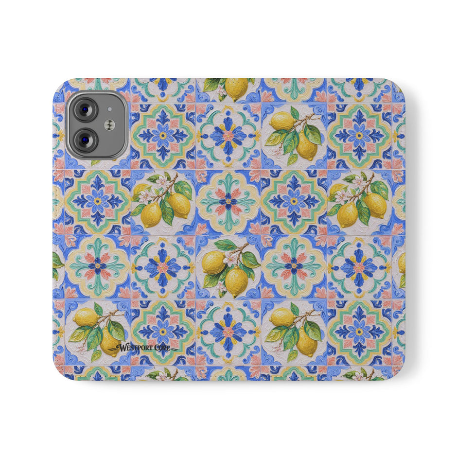 Santorini Lemon - Flip Case