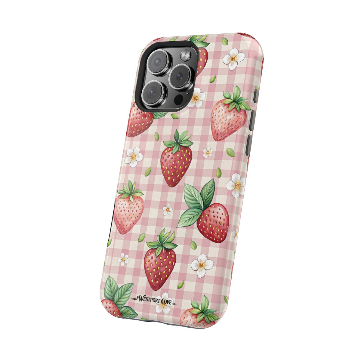Strawberry Gingham - Extreme MagSafe Phone Case