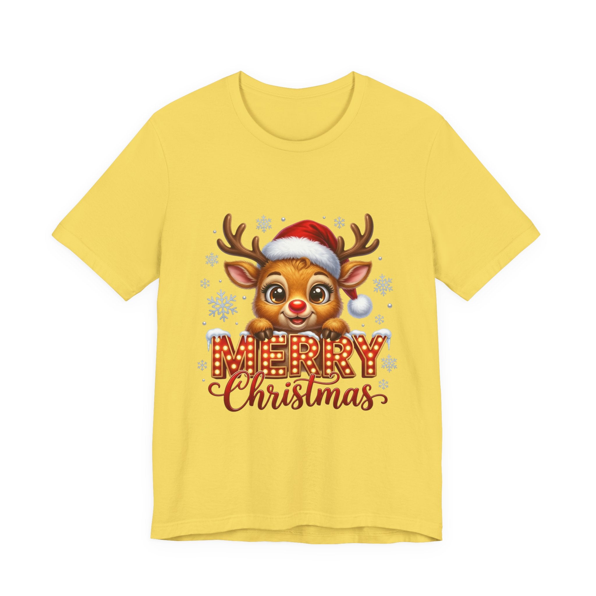 Merry Christmas Reindeer T‑Shirt