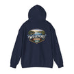 Westport Cove Hoodie — Scenic Lake Cabin Vintage Logo Hooded Sweatshirt