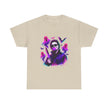 Horror Retro Tee — Neon Michael Myers Design with Ghosts & Bats