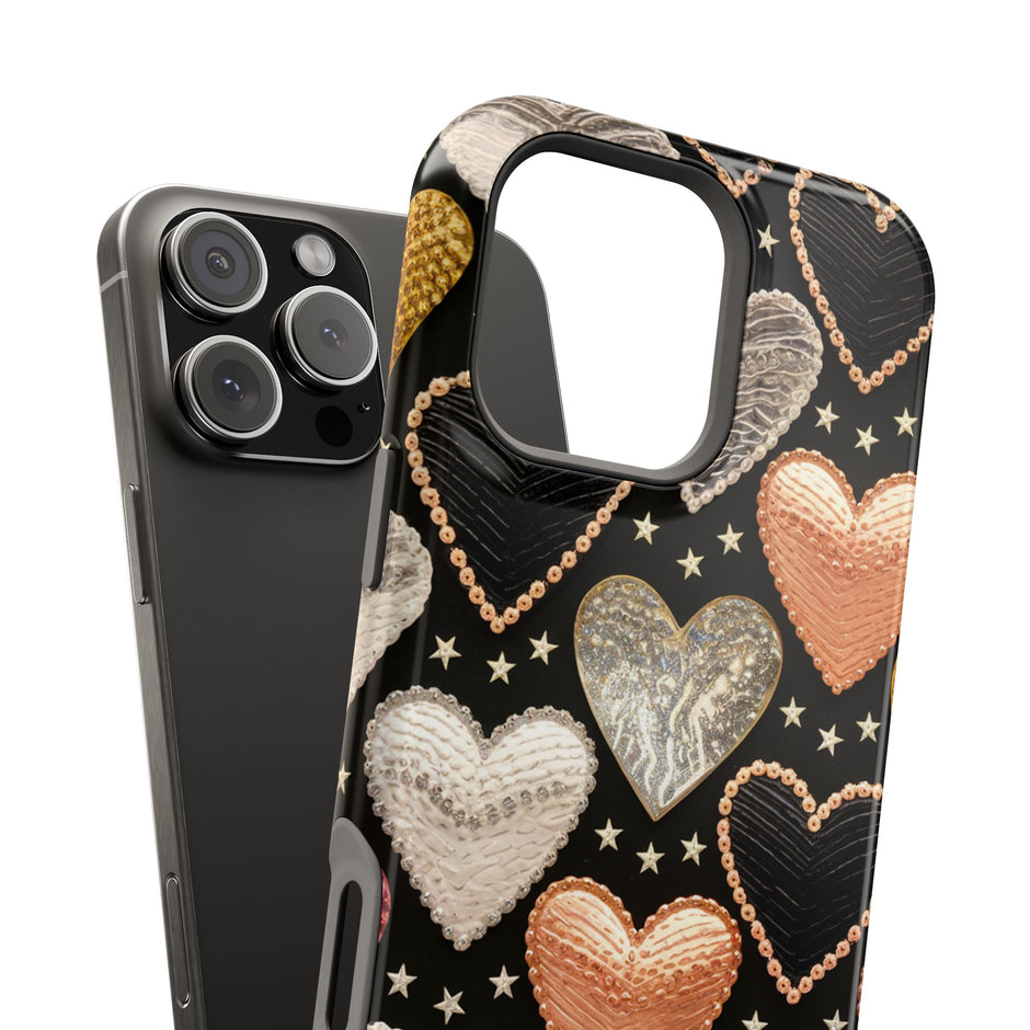 Metallic Heart - Extreme Impact MagSafe Phone Case