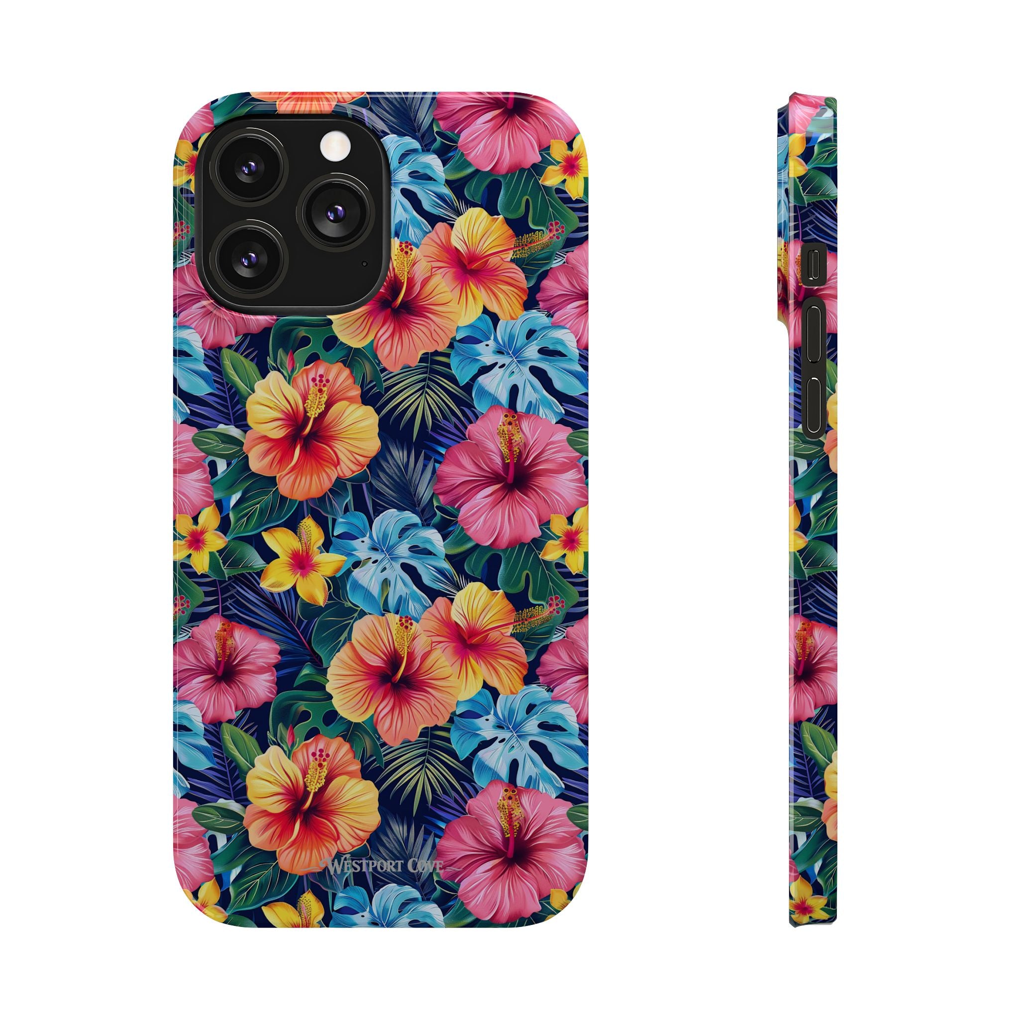 Tropical Hibiscus - Essential Phone Case — Floral Beach Vibe Phone Cover