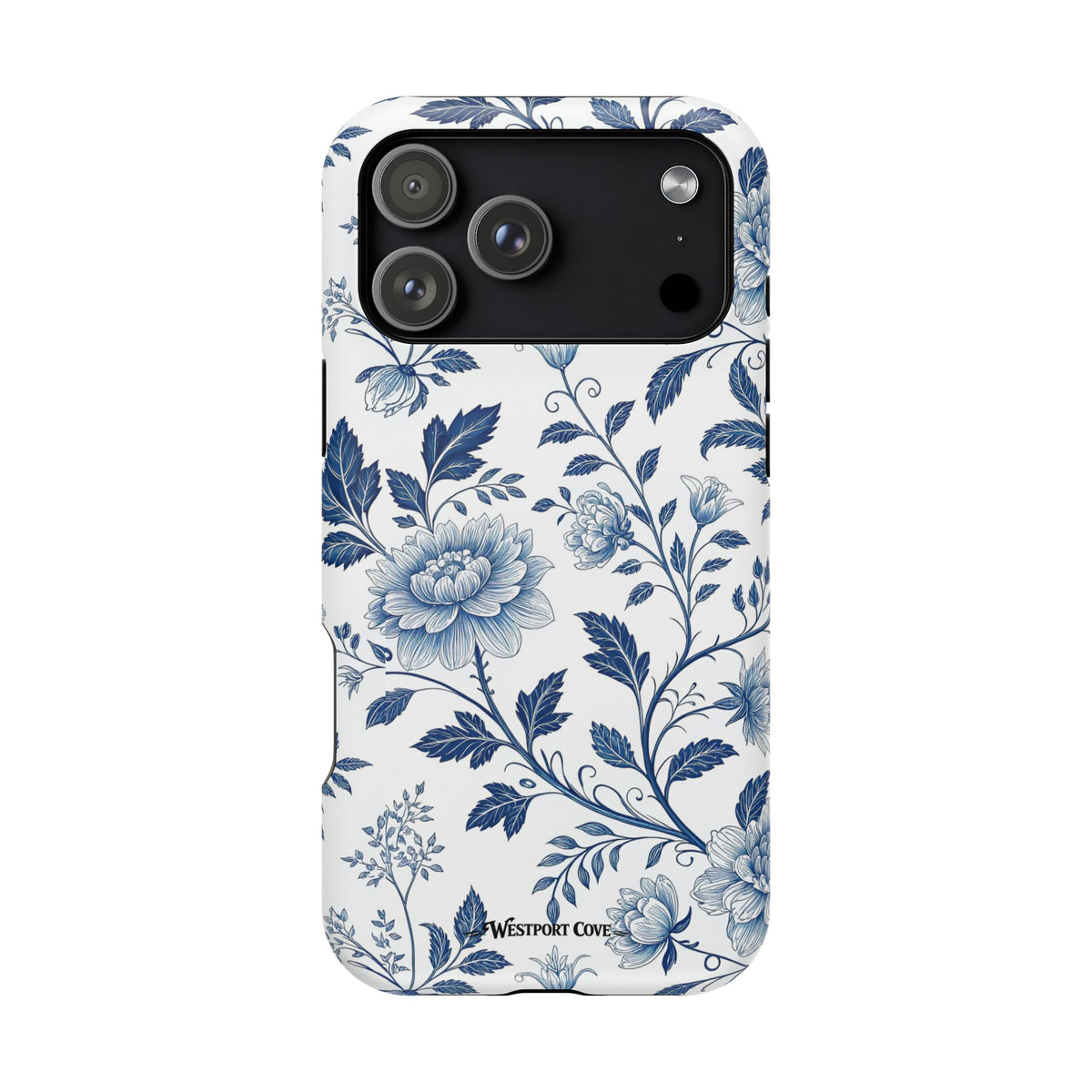 Floral Blue Porcelain - Extreme MagSafe Phone Case