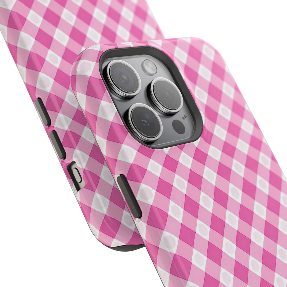 Pink Gingham - Extreme Phone Case
