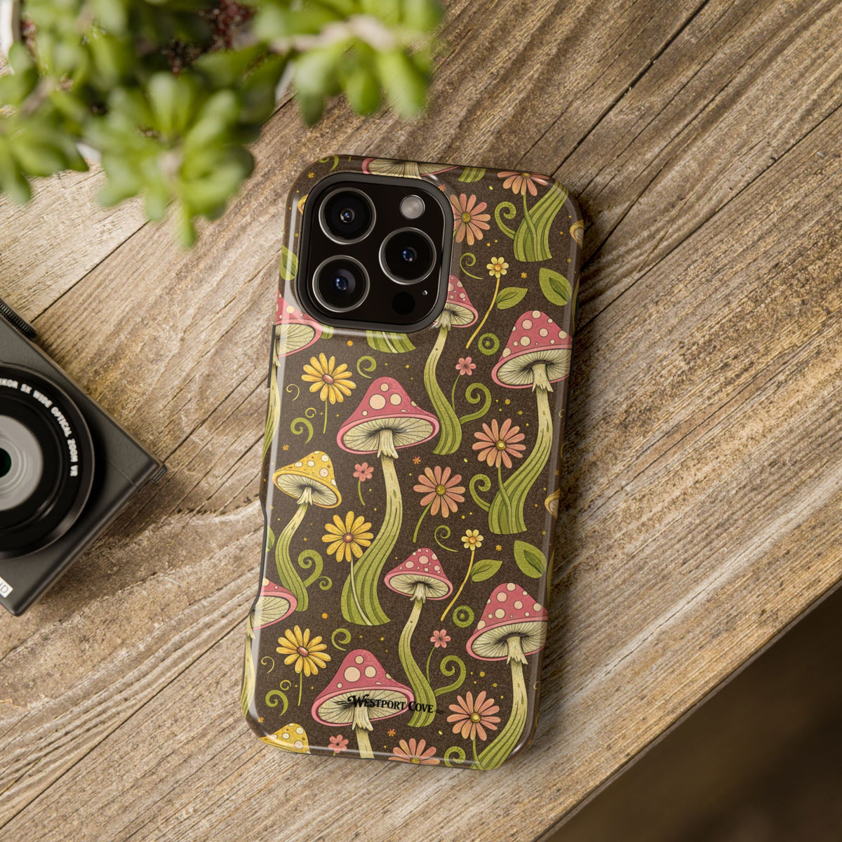 Magic Mushroom Extreme Impact MagSafe Phone Case - Embrace Nature's Charm with Ultimate Protection