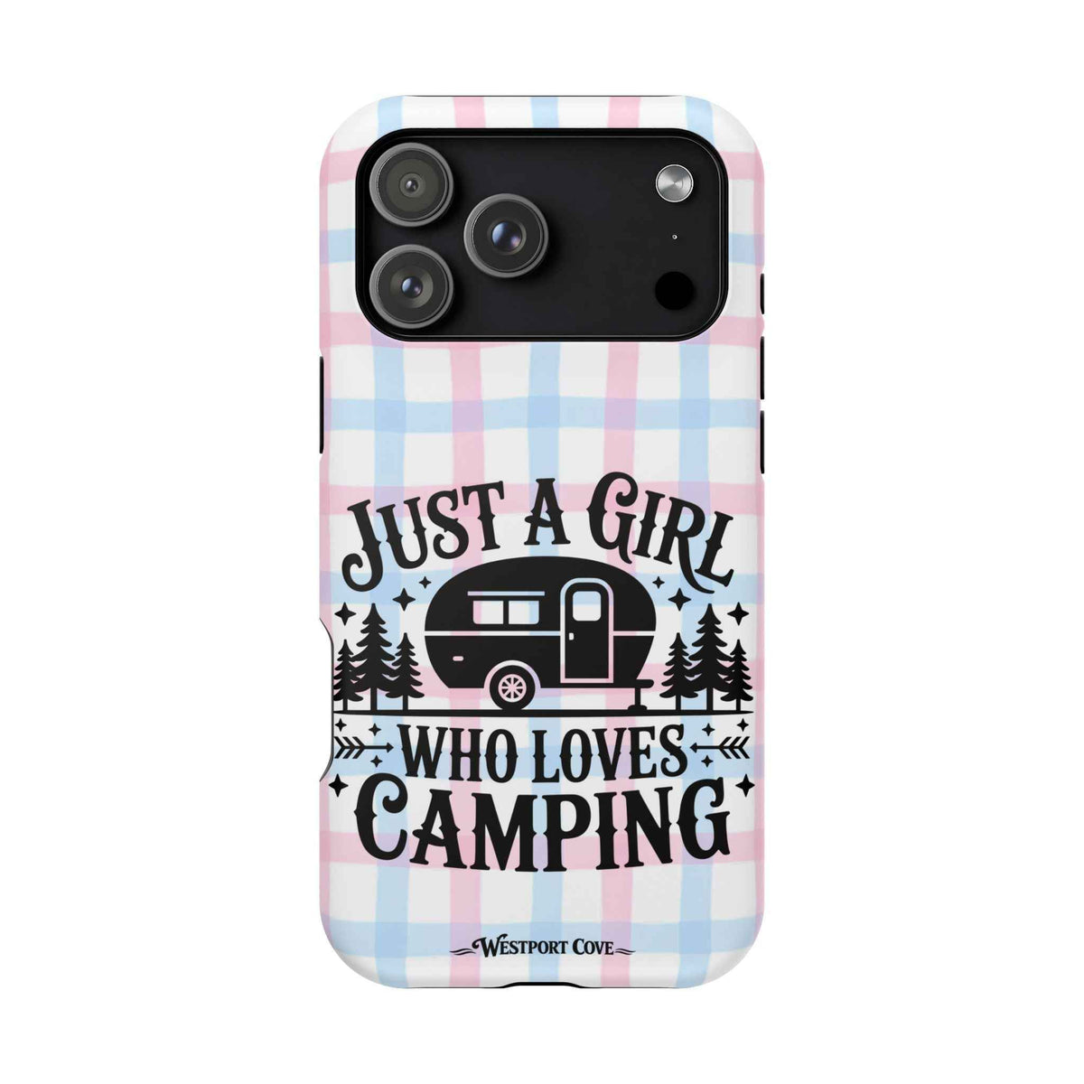Just A Girl Who Loves Camping - Extreme Impact MagSafe Phone Case