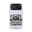 Just A Girl Who Loves Camping - Extreme Impact MagSafe Phone Case